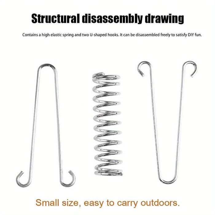 3-Pack Tent Strong Wind Spring Wind Rope Buckle