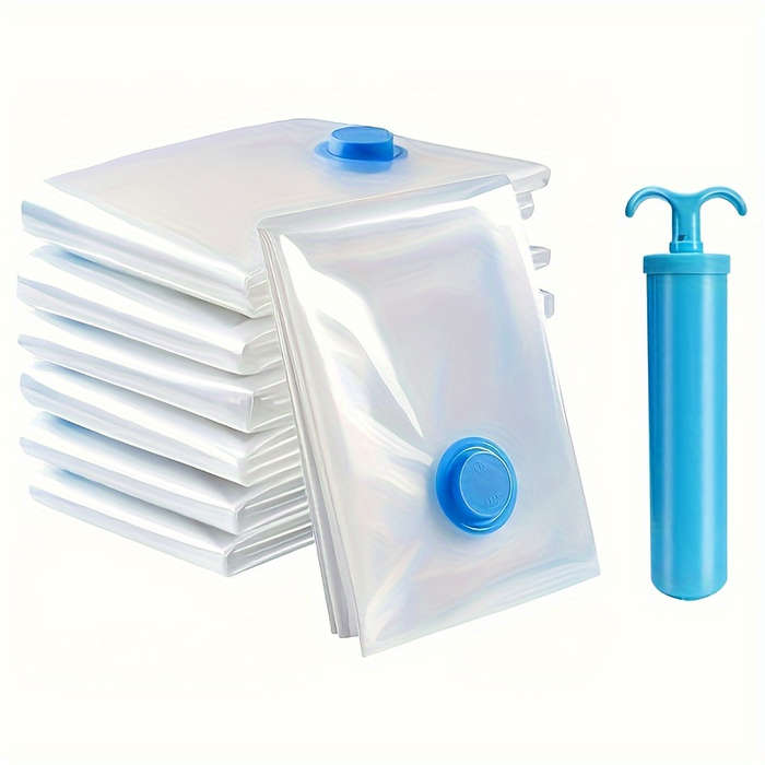 5 Pack Space Saver Vacuum Storage Bags With Hand Pump
