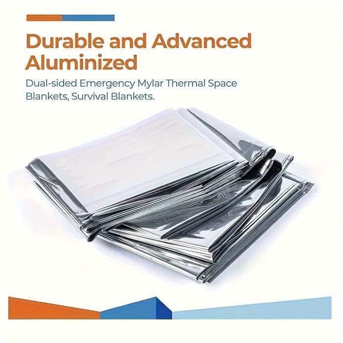 1 Silver Outdoor Blanket