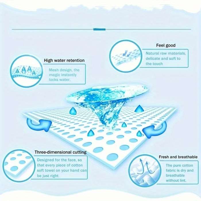 10pcs Super Absorbent Disposable Compressed Towels