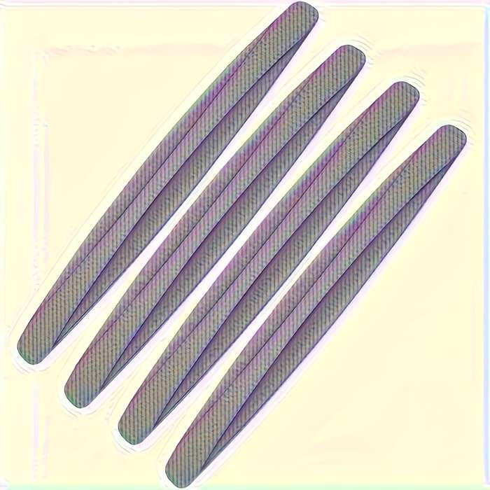 4 Pieces Universal Carbon Fiber Scratch-Proof Car Protectors