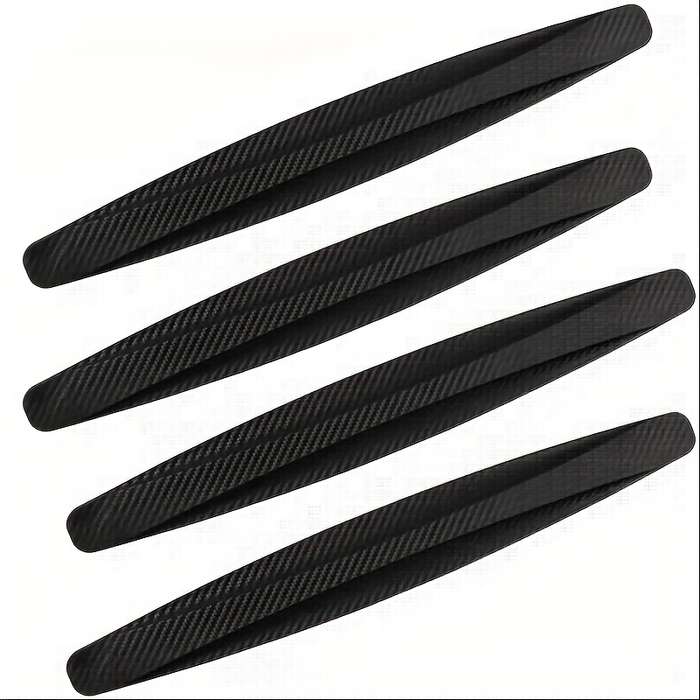 4 Pieces Universal Carbon Fiber Scratch-Proof Car Protectors