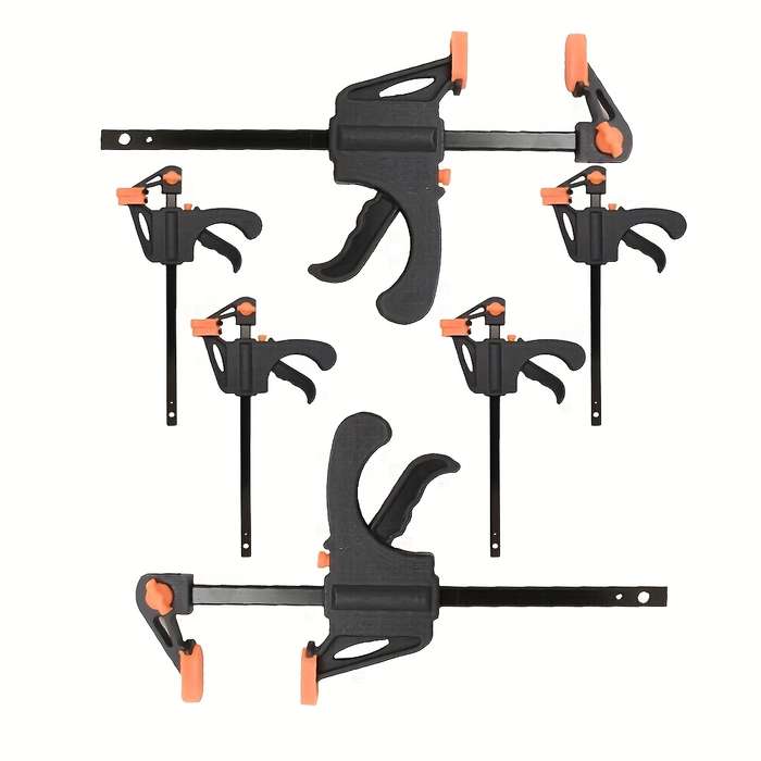 Set of 5 Quick Release F-Clamps