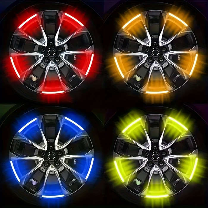 20 Pieces Reflective Wheel Stickers