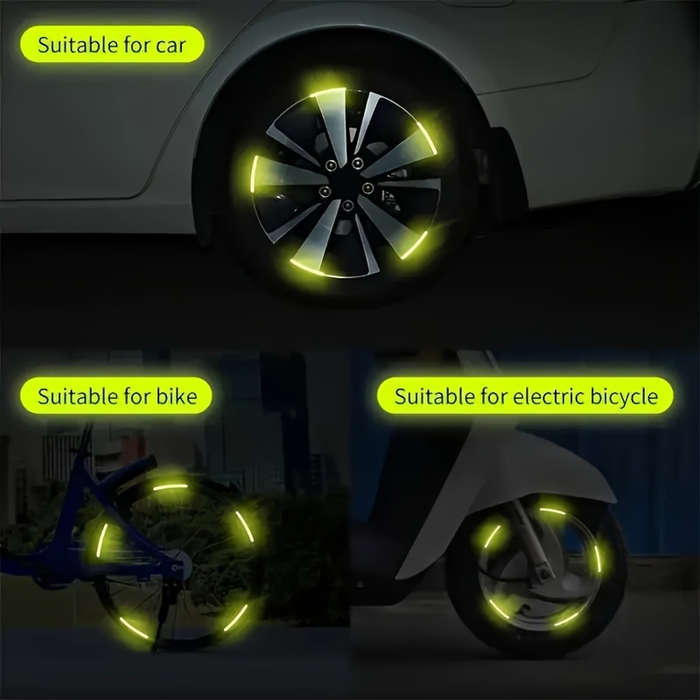 20 Pieces Reflective Wheel Stickers