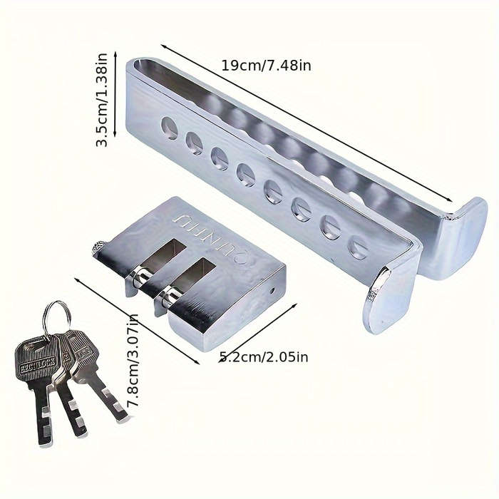 Stainless Steel Key Lock Car Anti-Theft Device