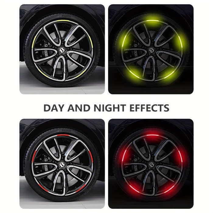 20 Pieces Reflective Wheel Stickers