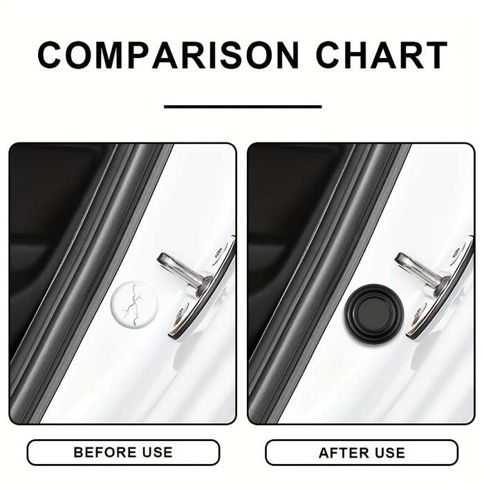 8 Pieces Car Door Shock Absorbing Pads