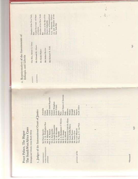 SOUTH WEST AFRICA, THE DISPUTED LAND