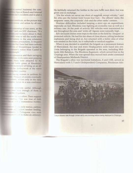 WHEN THE GOING WAS ROUGH, A RHODESIAN STORY