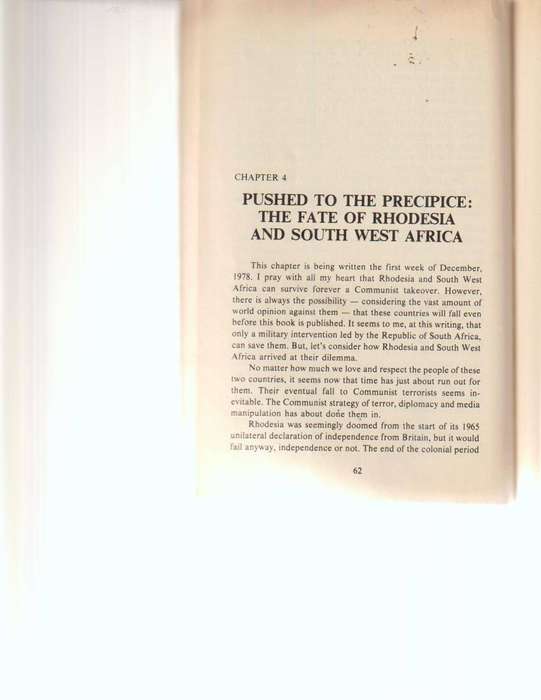 THE COMMUNIST THREAT TO SOUTHERN AFRICA