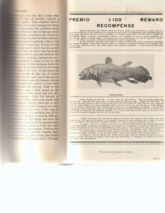 OLD FOURLEGS, THE STORY OF THE COELACANTH by J.L.B. SMITH