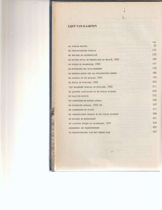 DE OORLOG DE GESCHIEDENIS VAN DE JAREN 1939-1945
