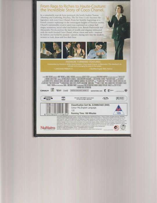 COCO CHANEL DVD