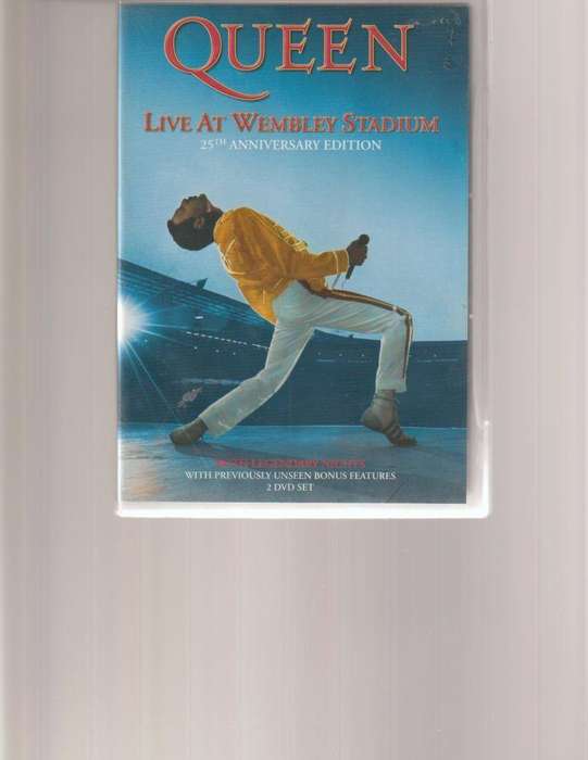 QUEEN, LIVE AT WEMBLEY STADIUM 25th ANNIVERSARY EDITION 2 DVD SET