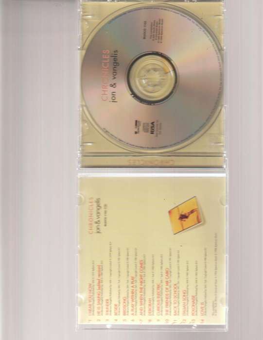 JON & VANGELIS, CHRONICLES CD