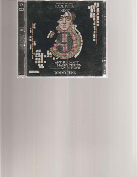 RAUL JULIA "NINE" THE MUSICAL DOUBLE CD SET