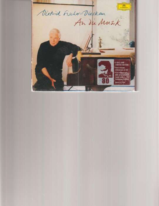 DIETRICH FISCHER-DIESKAU, AN DIE MUSIK DOUBLE CD SET PLUS DVD