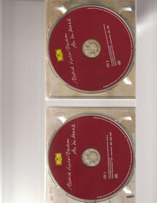 DIETRICH FISCHER-DIESKAU, AN DIE MUSIK DOUBLE CD SET PLUS DVD