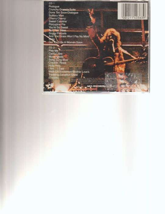NEIL DIAMOND, HOT AUGUST NIGHT 2 DISCS