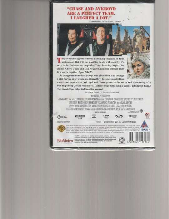 SPIES LIKE US DVD (NEW, SEALED)