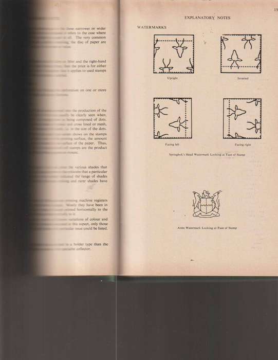 STAMPS OF SOUTH AFRICA, HANDBOOK CATALOGUE, GOLDEN JUBILEE EDITION