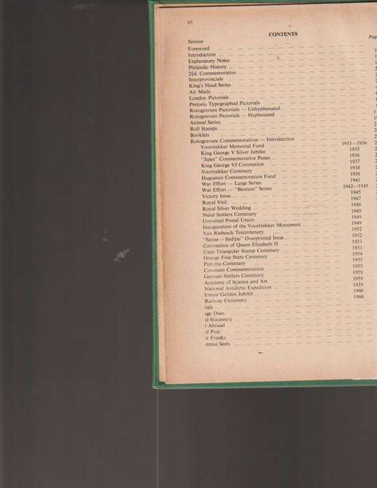 STAMPS OF SOUTH AFRICA, HANDBOOK CATALOGUE, GOLDEN JUBILEE EDITION