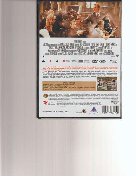 MAVERICK DVD