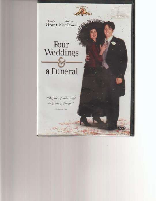 FOUR WEDDINGS AND A FUNERAL DVD