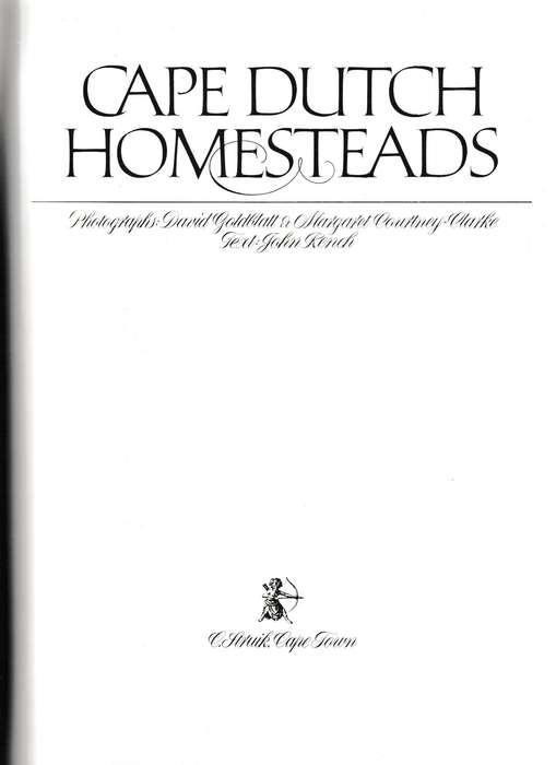 CAPE DUTCH HOMESTEADS