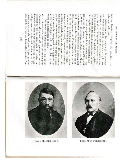 DAGLEMIER IN SUID AFRIKA: OORSIG VAN GESKIEDENIS VAN SUID-AFRIKA VROEGSTE deur DR. GUSTAV S. PRELLER