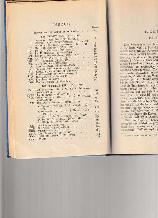 GEDENKBOEK VAN DIE NED. GEREF. GEMEENTE SWARTLAND TWEEDE EEUFEES 1745-1945