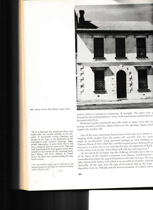 EARLY NINETEENTH CENTURY ARCHITECTURE IN SOUTH AFRICA: STUDY OF TWO CULTURES 1795-1837