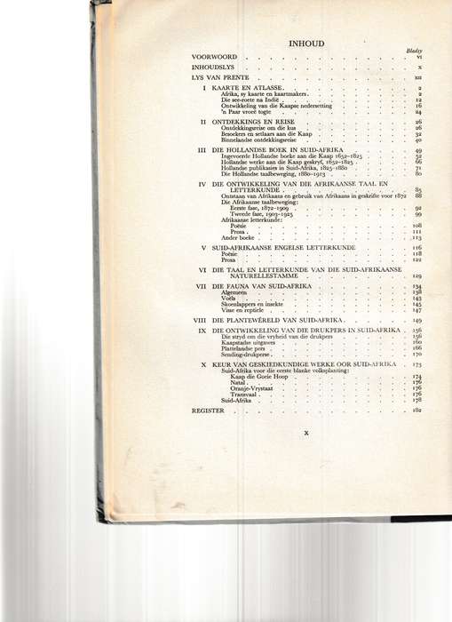 BOEKSPIEEL VAN SUID AFRIKA: KATALOGUS VAN 'N UITSTALLING VAN BOEKE, ATLASSE EN KAARTE IN DIE S.A. BI