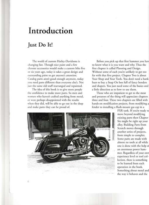 HARLEY-DAVIDSON, SHEET METAL FABRICATION: MAKE AND MODIFY FENDERS, TANKS AND SIDE COVERS