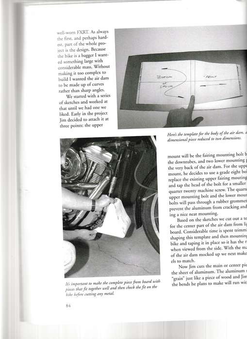 HARLEY-DAVIDSON, SHEET METAL FABRICATION: MAKE AND MODIFY FENDERS, TANKS AND SIDE COVERS