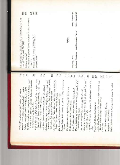 A SEQUENCE OF TIME: THE STORY OF SALSBURY, RHODESIA 1900-1914