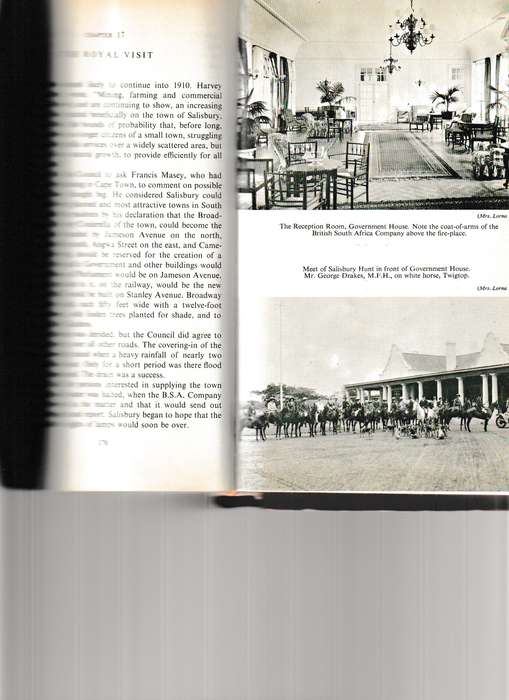 A SEQUENCE OF TIME: THE STORY OF SALSBURY, RHODESIA 1900-1914