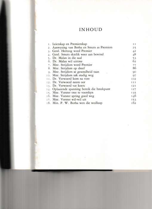 PREMIERS-VERKIESINGS SEDERT 1910 deur M.VC. BOTHA