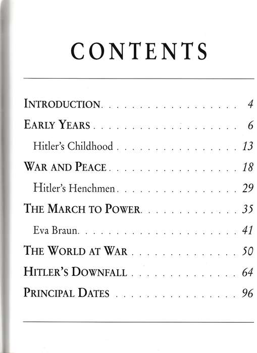 A PICTORIAL HISTORY OF ADOLF HITLER