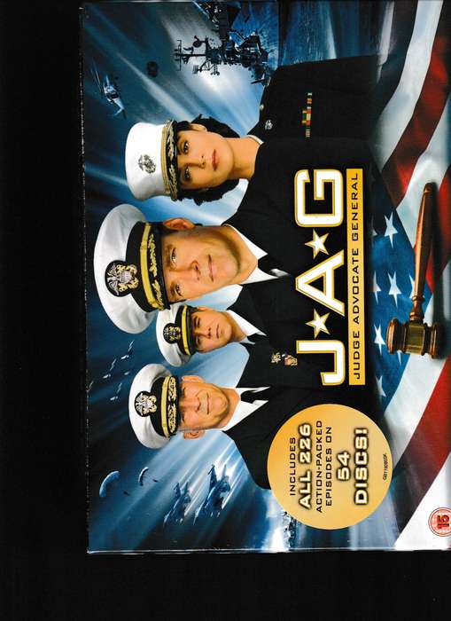 J.A.G JUDGE ADVOCATE GENERAL, COMMANDER'S SERIES ALL 10 SEASONS ON DVD 54 DISCS