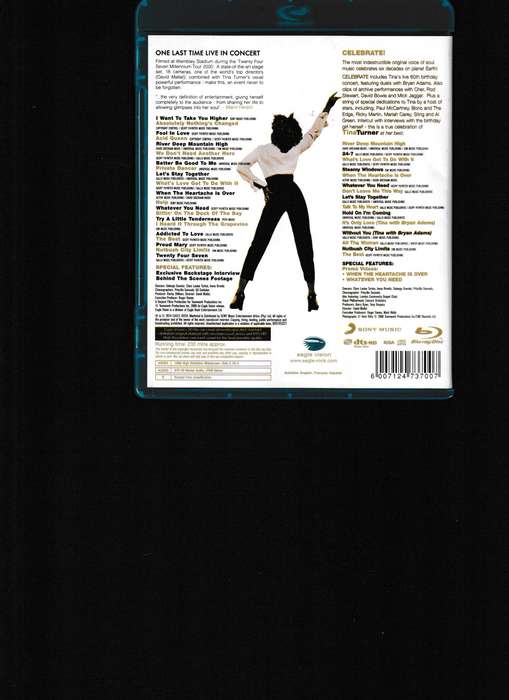 TINA TURNER, ONE LAST TIME LIVE IN CONCERT