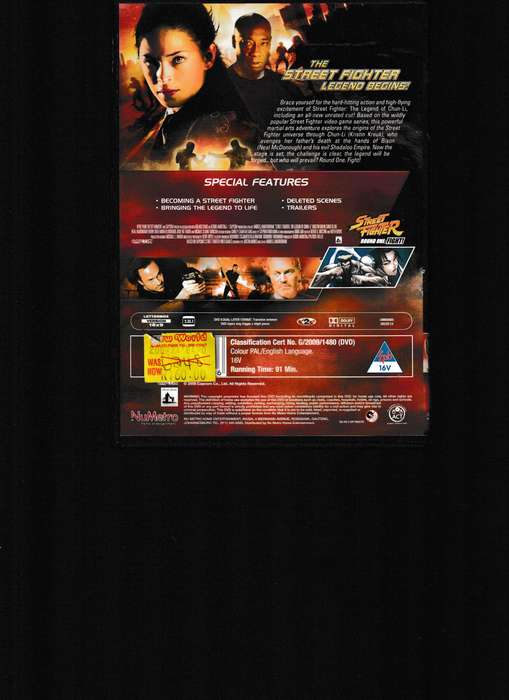 STREET FIGHTER DVD