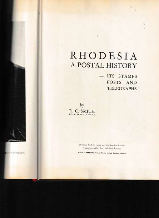 RHODESIA, A POSTAL HISTORY