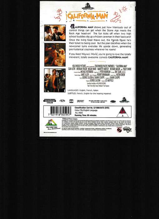 CALIFORNIA MAN DVD