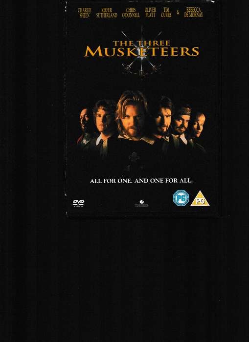 THE THREE MUSKETEERS DVD