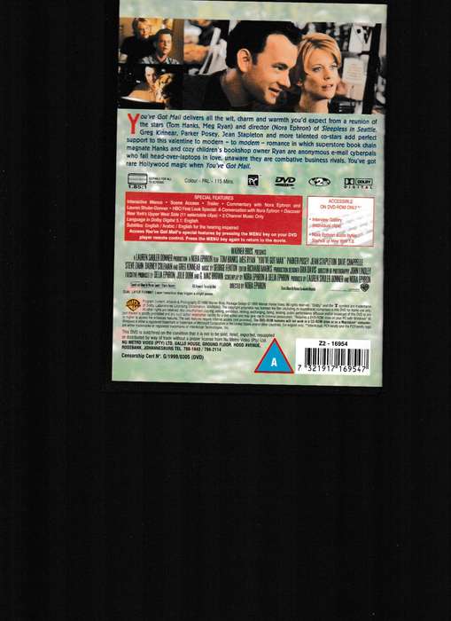 YOU'VE GOT MAIL DVD