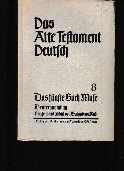 DAS ALTE TESTAMENT DEUTCH 8