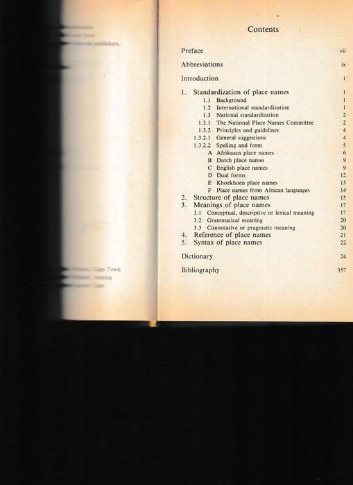 DICTIONARY OF SOUTHERN AFRICAN PLACE NAMES