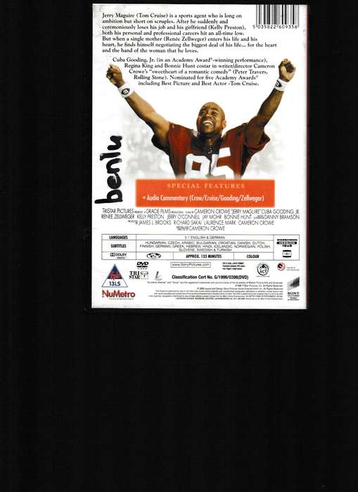 JERRY MAGUIRE DVD
